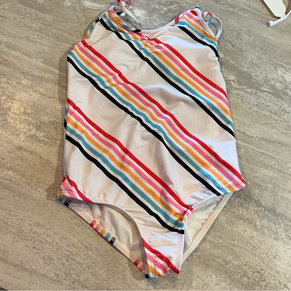 Billabong Junior Girls' Seeing Rainbows One-Piece Swimsuit - Size 12